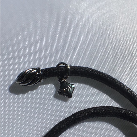 David Yurman leather bracelet - Picture 4 of 5